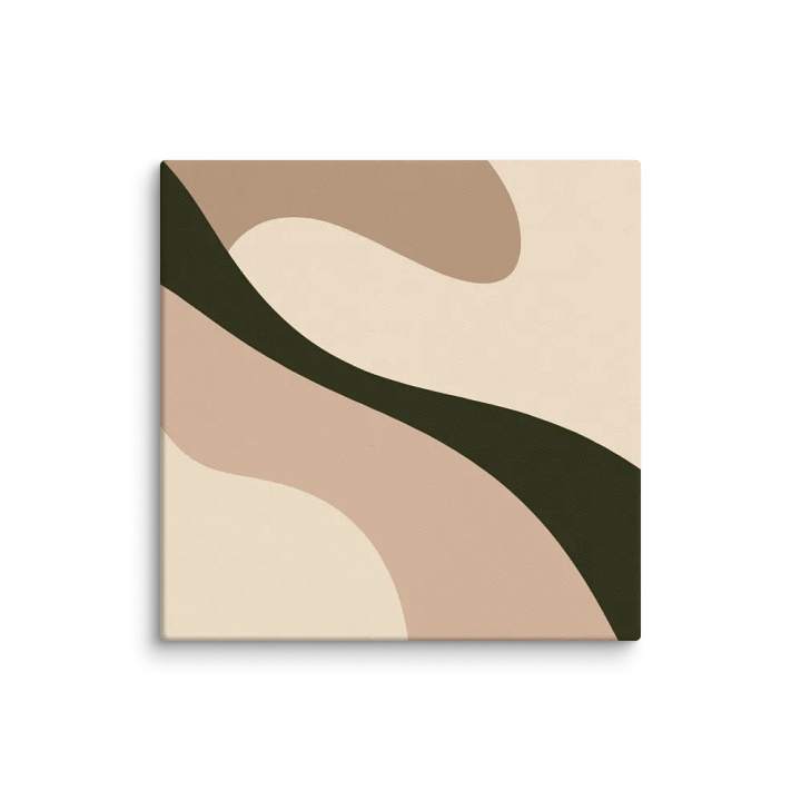Minimalist Abstract Canvas Art - Serene Earth-Tone Wall Decor product image (32)
