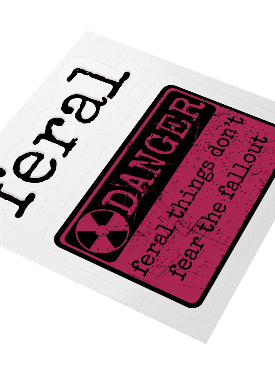 feral things Kiss-Cut Stickers product image (7)