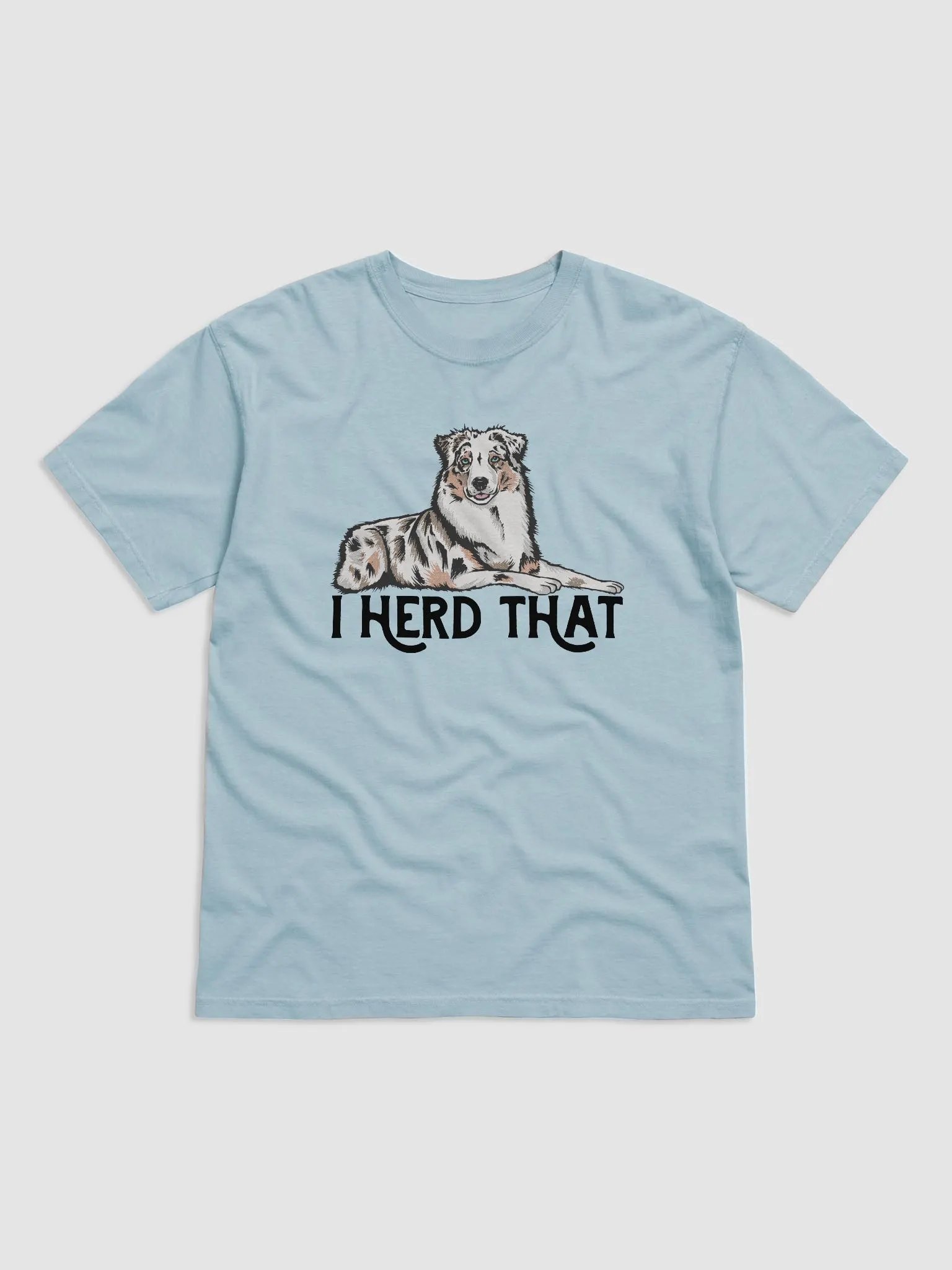 I Herd That | T-Shirt for Australian Shepherd (Blue Merle) Dog Owners product image (9)