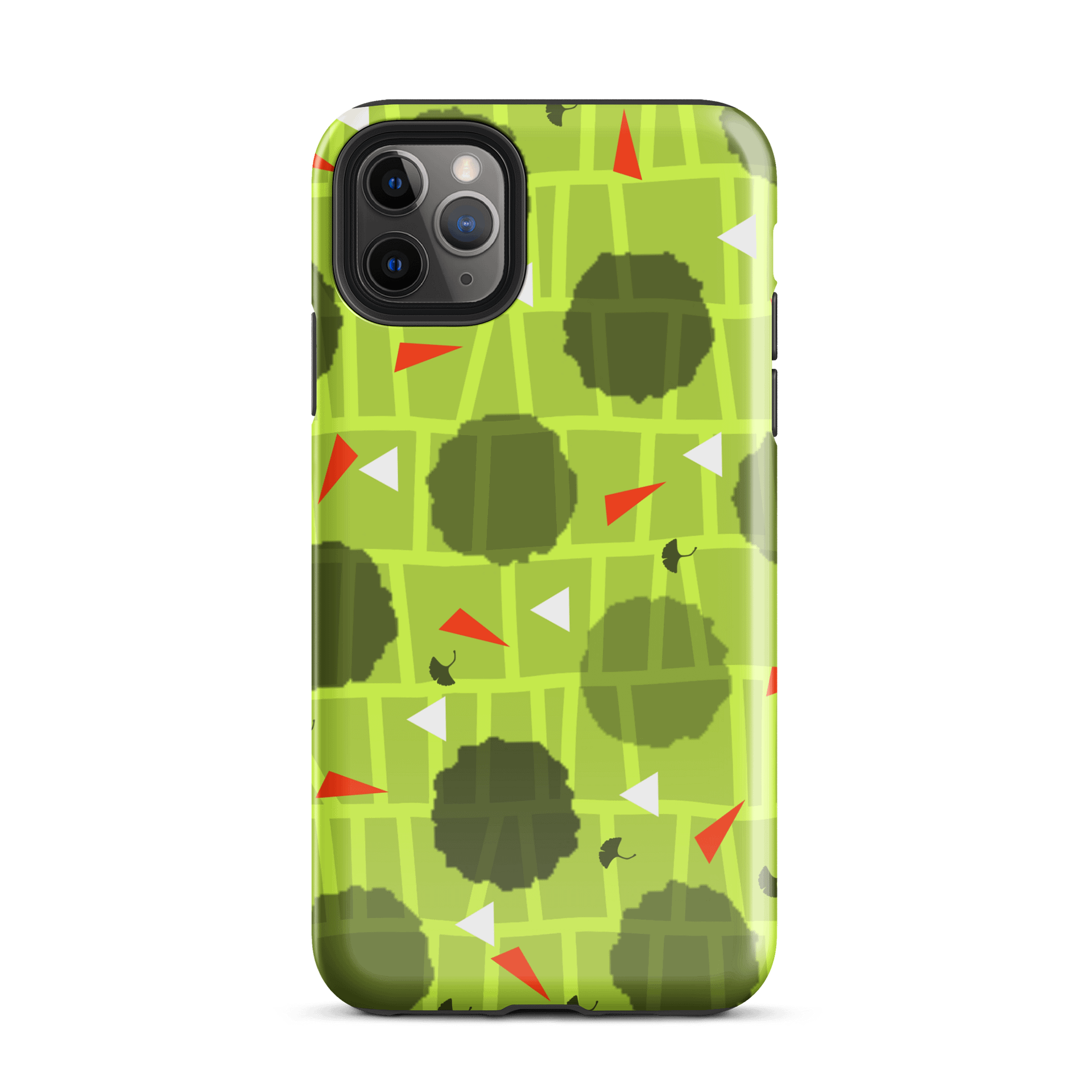 Green Geometric Forest iPhone® Tough Case product image (26)