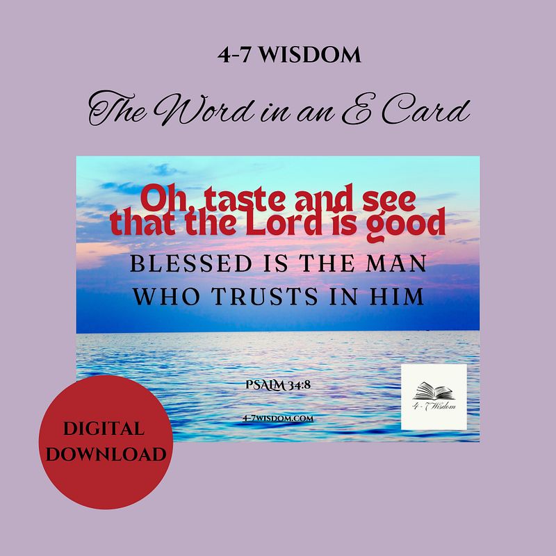 Taste & See E Card