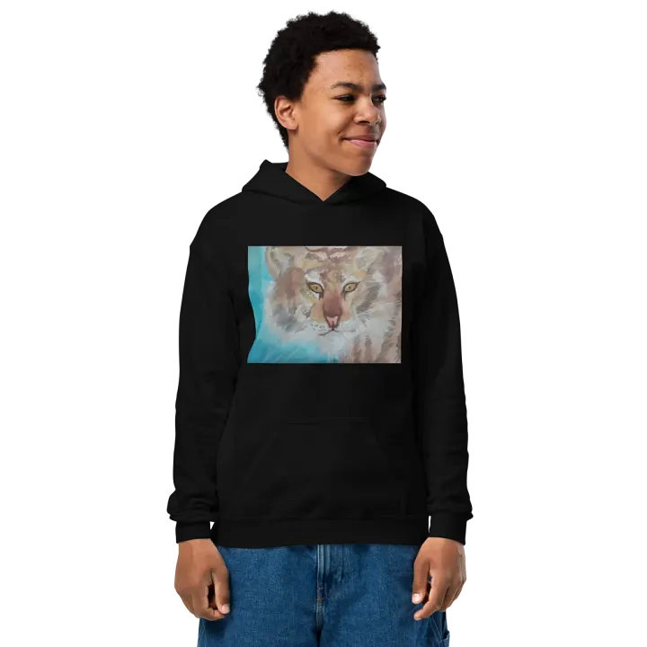 Watercolor Tiger Youth Hoodie product image (1)