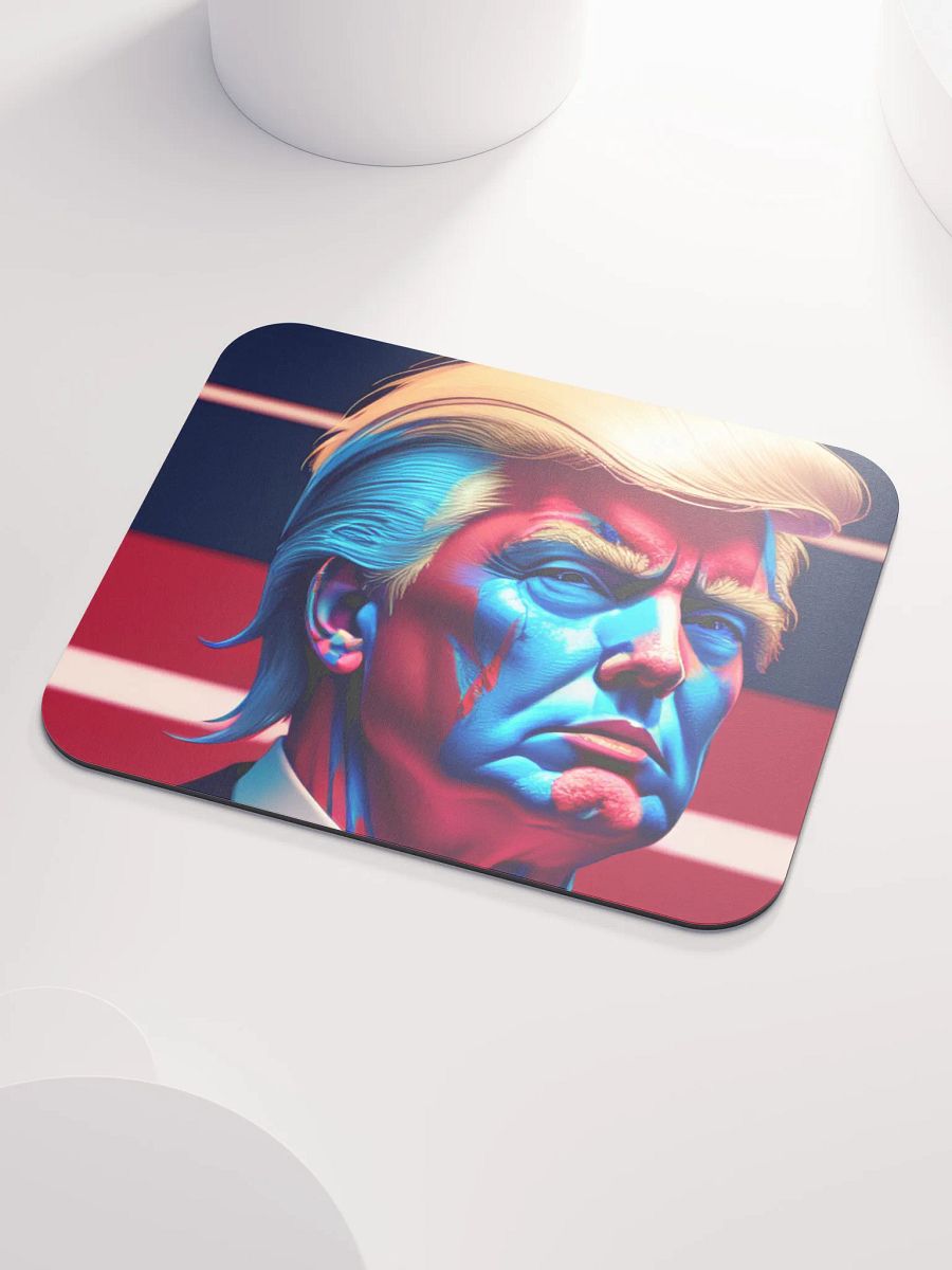 Blue and Red Poster Mouse Pad - Classic product image (3)