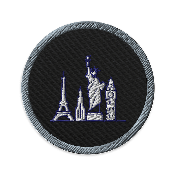 Landmark Outlines Embroidered Patches product image (1)