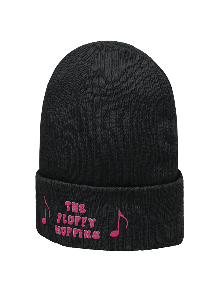 Pink Fluffy Ribbed Beanie product image (2)