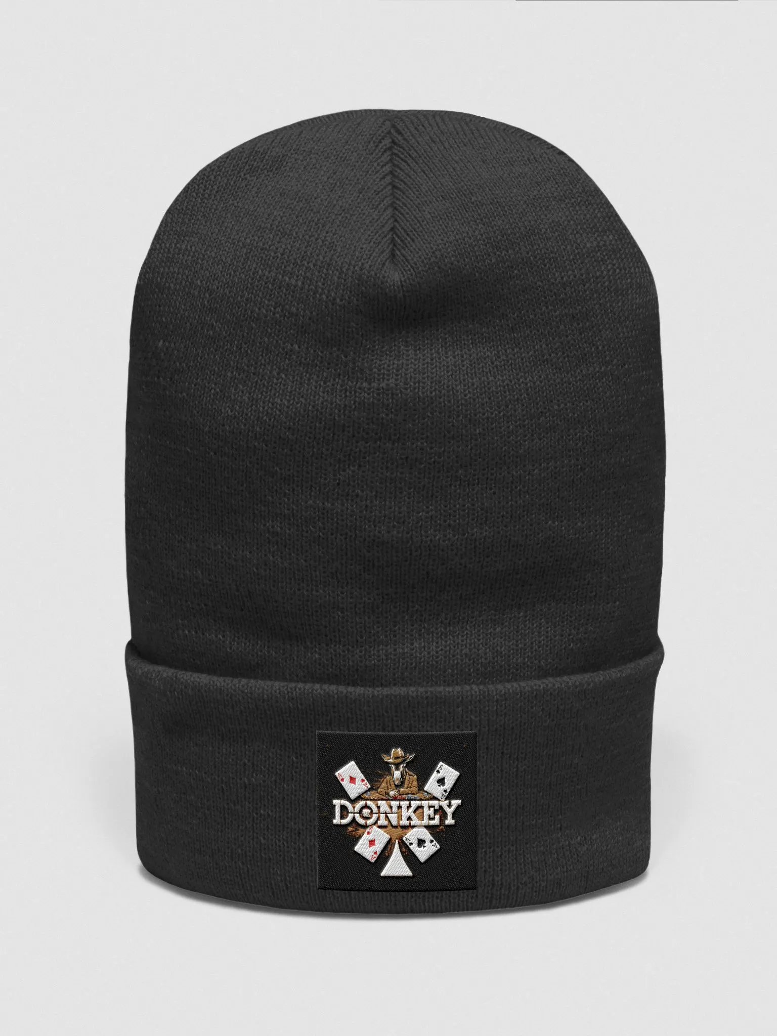 Ace of Spades Donkey Cuffed Beanie product image (1)