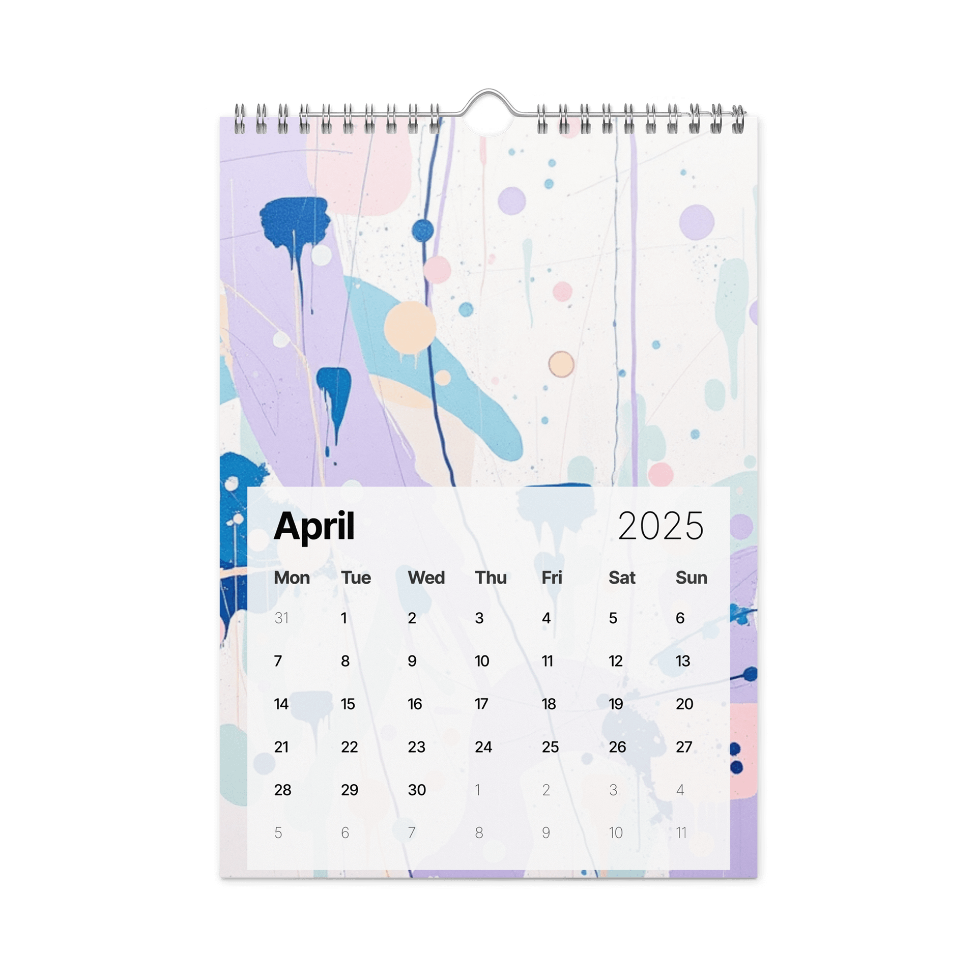 ART ABSTRACT WALL CALENDAR 2026 product image (1)