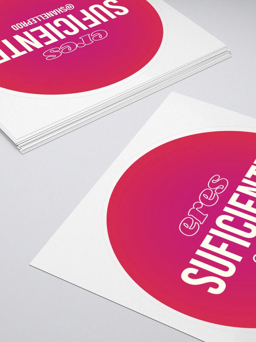 Sticker SUFICIENTE product image (12)