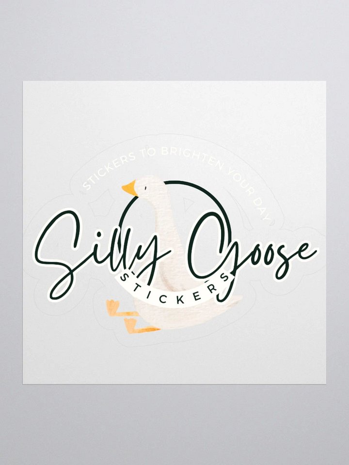Silly Goose Stickers Logo Sticker product image (1)