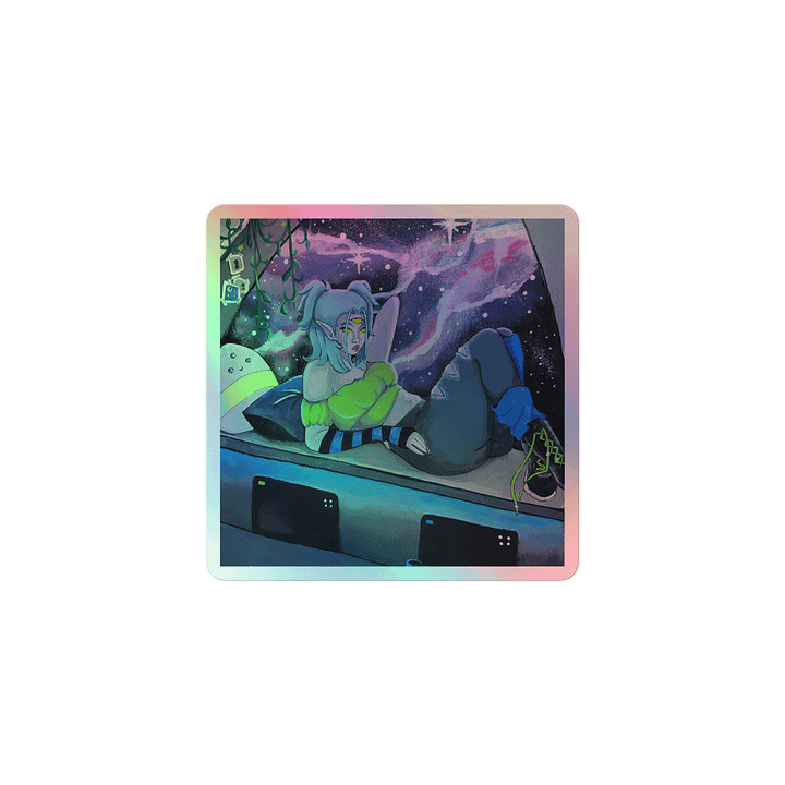 I Built A Constellation Lair Holo Sticker product image (1)