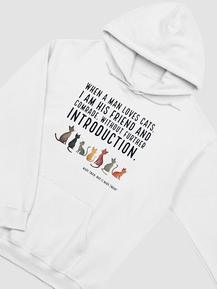 Cat Lover Twain Hoodie product image (2)