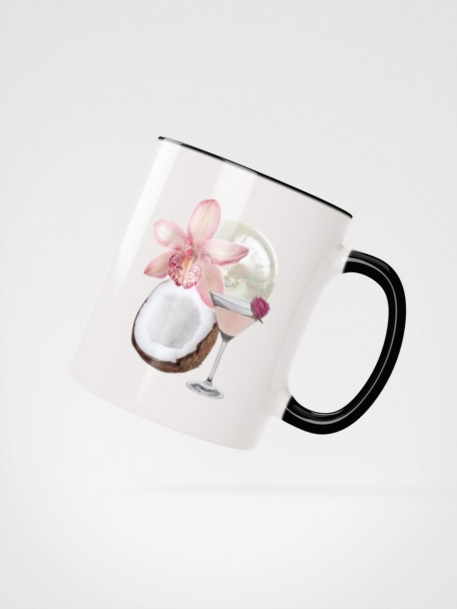 flower and coconut design mug product image (4)