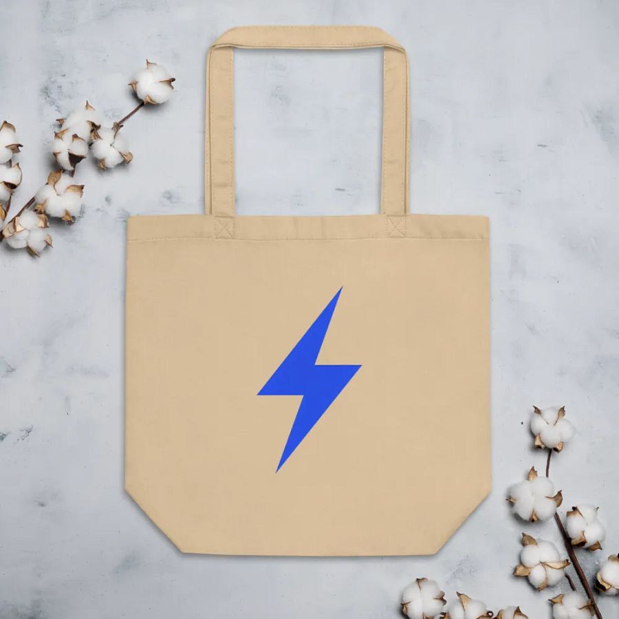 A beige VioBolt tote bag product image (3)