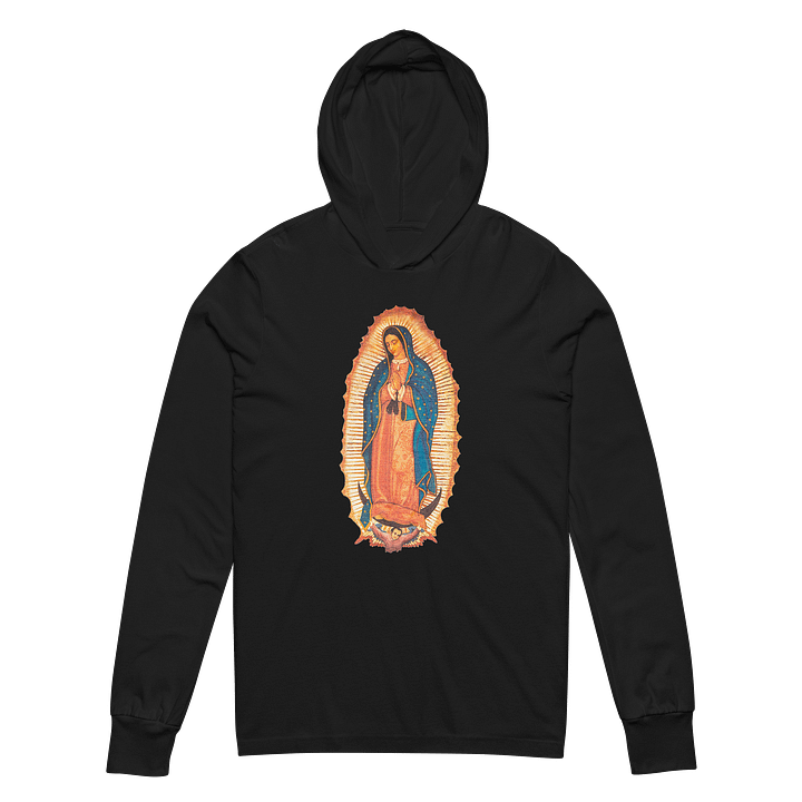 Virgen de Guadalupe - Bella+Canvas Unisex Hooded Long Sleeve Tee product image (5)