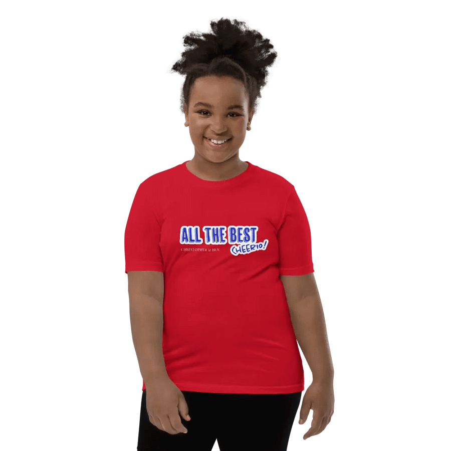 All The Best, Cheerio! Youth Soft Cotton Tee product image (56)