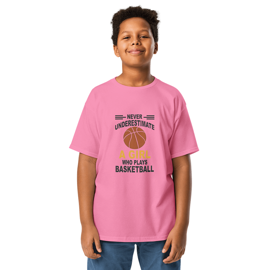 Kids T-Shirt Girl Basketball Graphic product image (1)