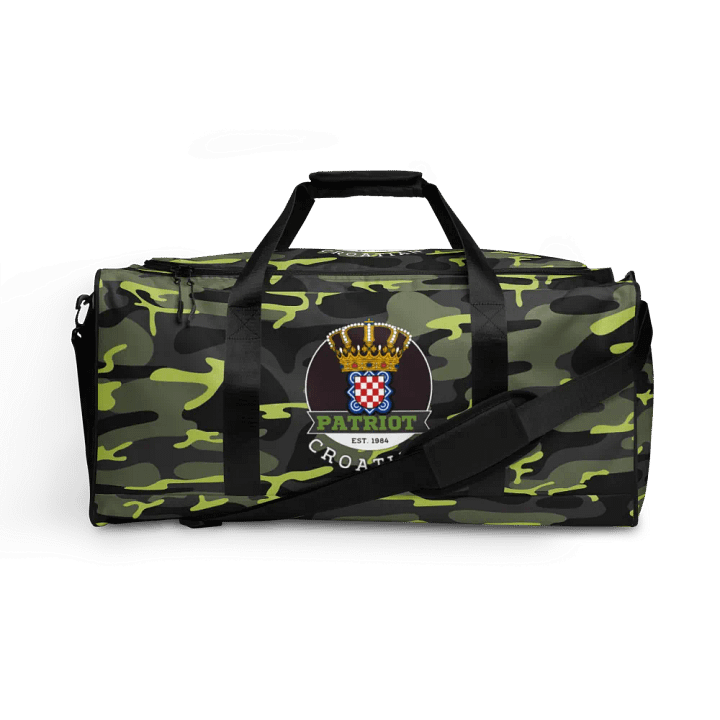 Croatian Patriot All-Over Print Duffle Bag product image (1)