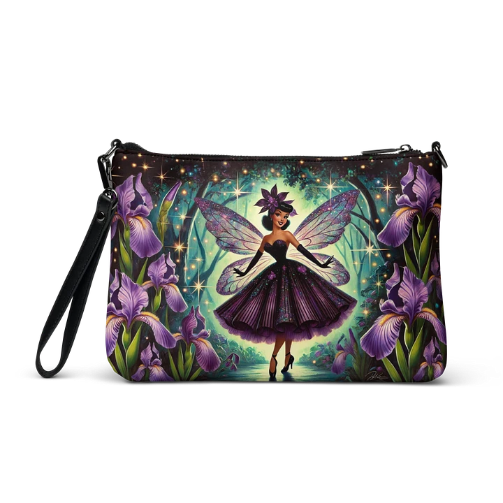 Enchanted Purple Iris Fairy Crossbody Bag - Fairytale Purse product image (2)