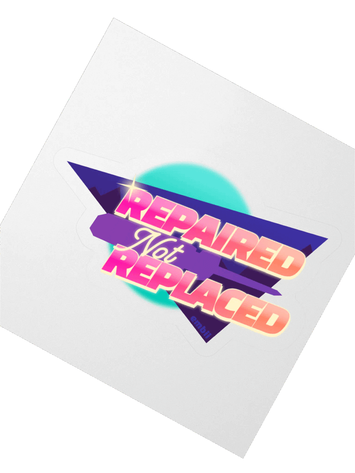 ◖001◗ repaired not replaced sticker product image (4)