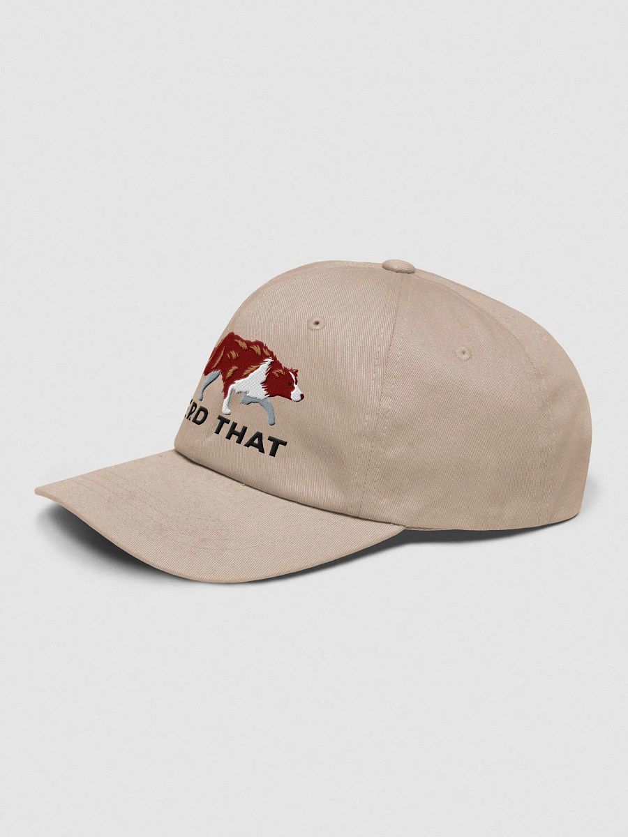 I Herd That Classic Dad Hat(Embroidered) of a Border Collie(Red) product image (39)