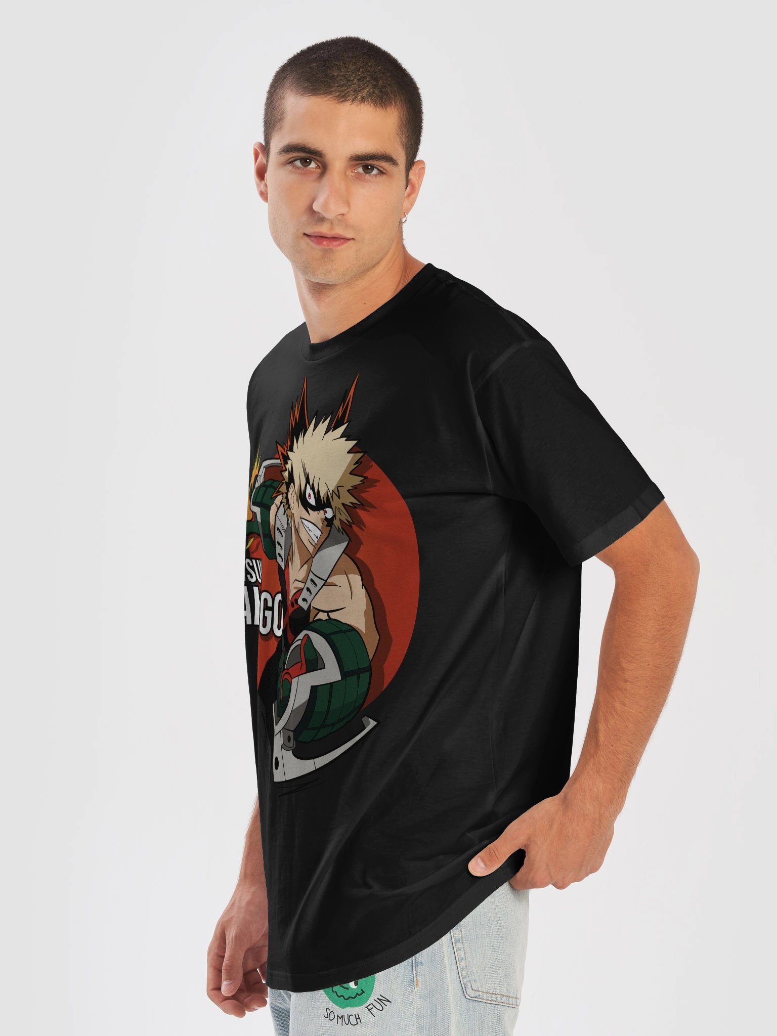 Bakugo Explosion T-Shirt – Unleash the Boom product image (7)