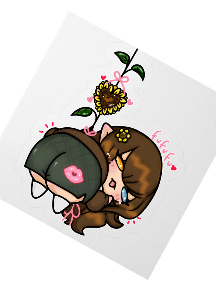 Whimsical Sunflower Kiss Cut Stickers product image (5)