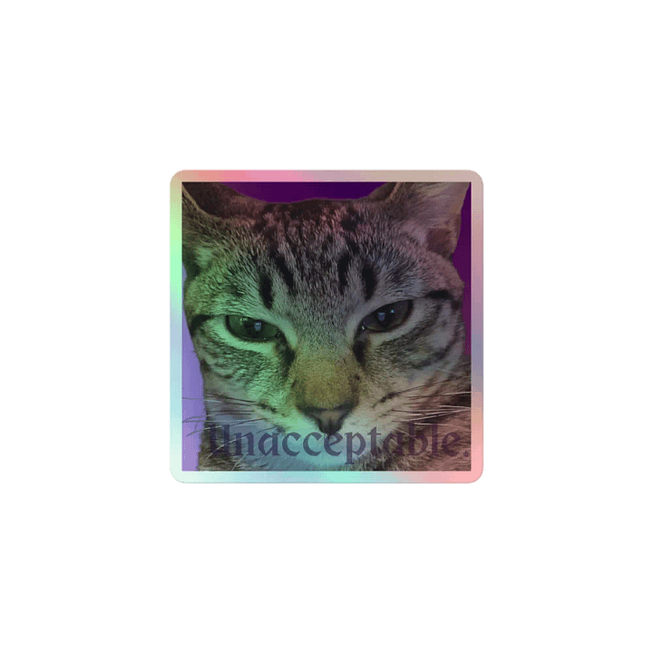 Disapproving Earl Holographic Sticker product image (1)