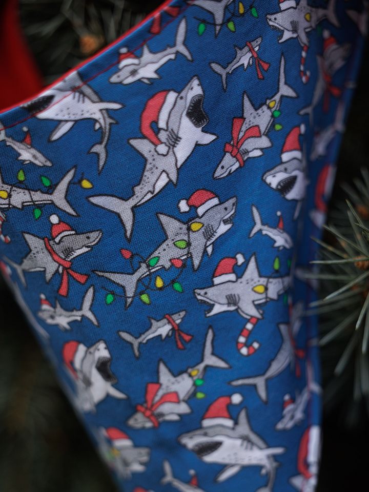 Holiday Sharks Bandana product image (2)