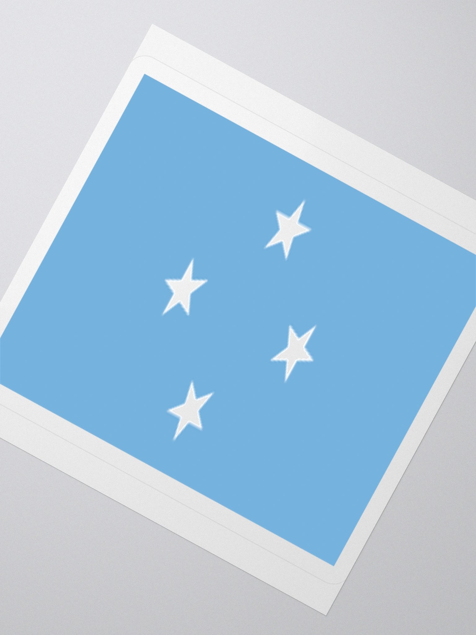Micronesia National Flag Sticker - Exclusive Vinyl Design, Multiple Sizes product image (5)