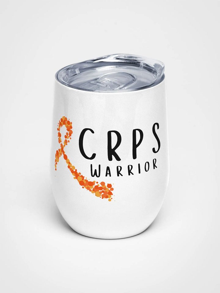 CRPS Warrior Bubble Ribbon stainless steel Wine Tumbler (12oz) product image (1)