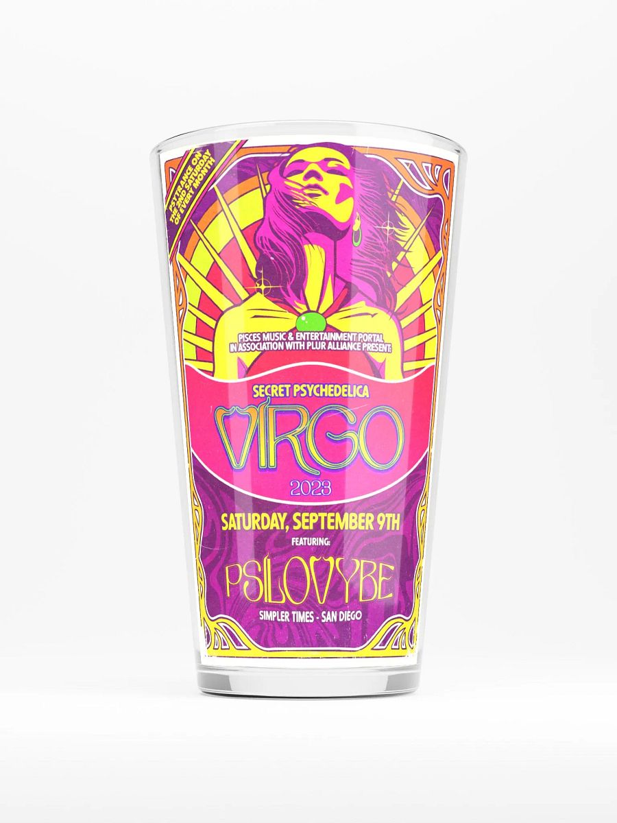 Virgo 2023 Shaker Pint Glass product image (1)