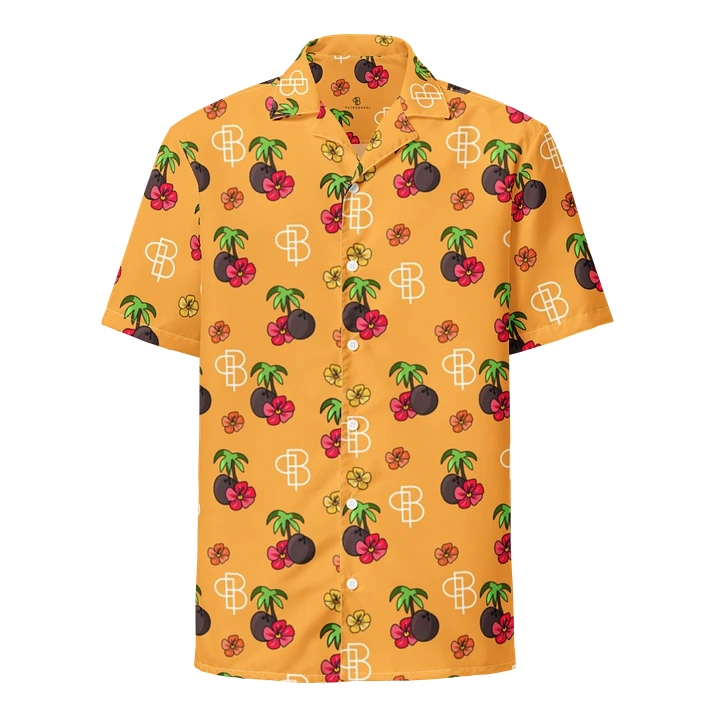 Orange Tropical Island Hawaiian Shirt product image (1)
