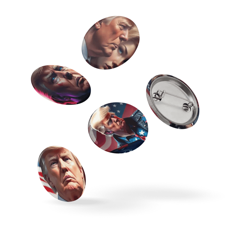 Patriotic Portrait Pin Set 2 product image (9)