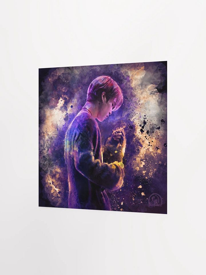 BTS - Jimin Golden Borahae Print (Unframed) - Designed by ChimberArt product image (2)