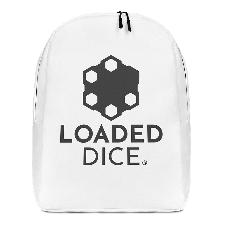 Loaded Dice Backpack White product image (1)
