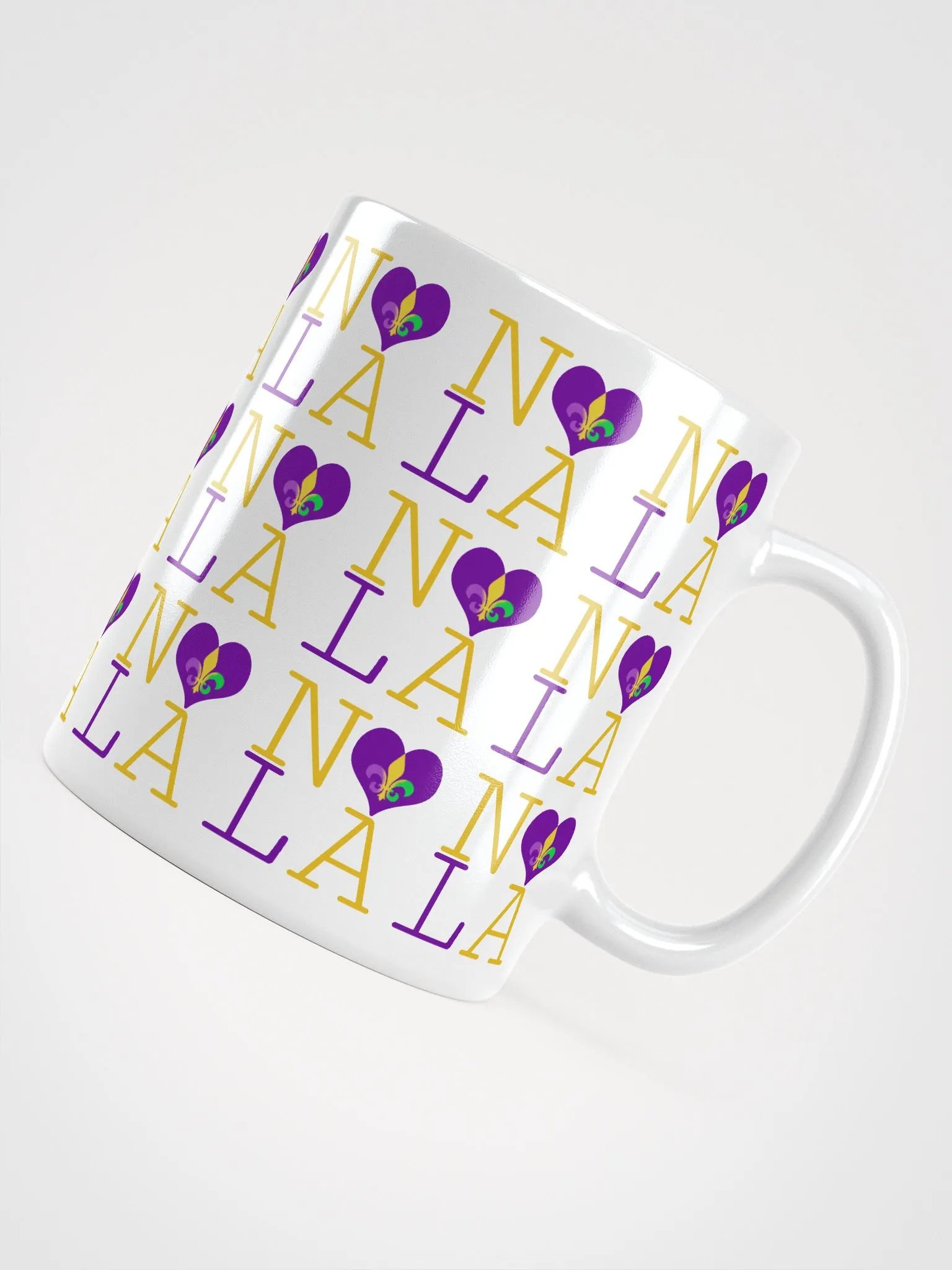 I LOVE NOLA **LEGACY MUG** (MARDI GRAS 3 FULL INFINITY) product image (12)
