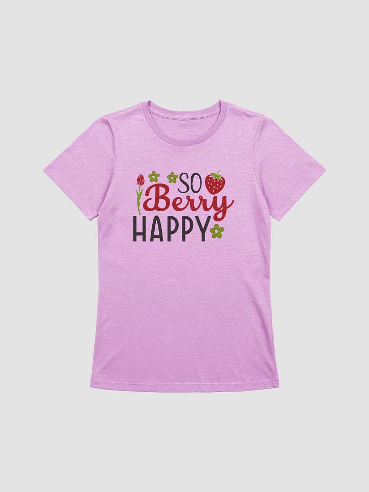 Bella+Canvas Women's Supersoft Relaxed-fit T-Shirt Berry Happy product image (1)