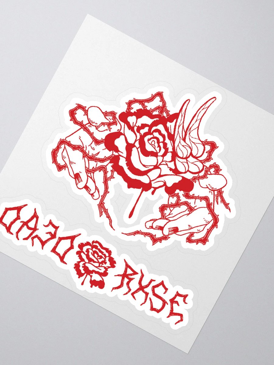 DEAD RXSE - Kiss Cut White Stickers product image (2)