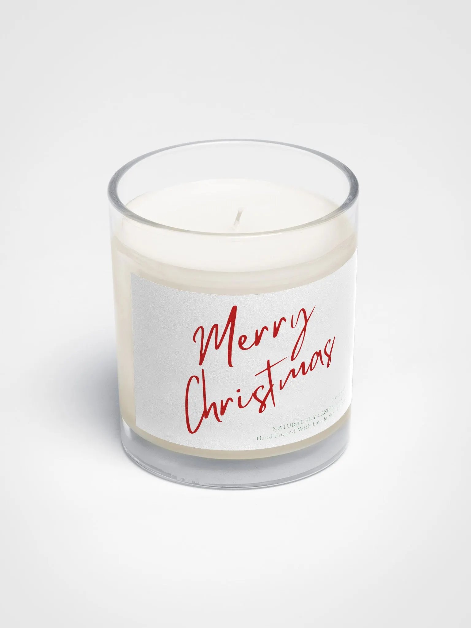 Merry Christmas Soy Wax Candle product image (2)