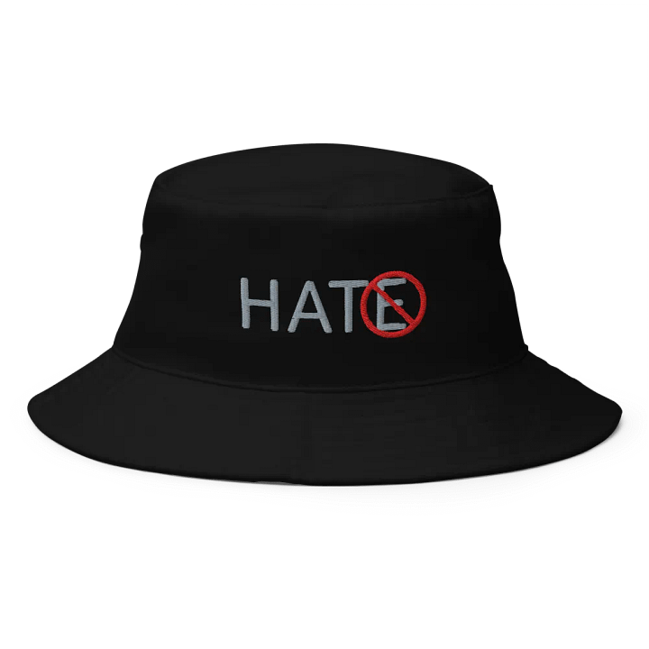 No Hate Cotton Bucket Hat product image (1)