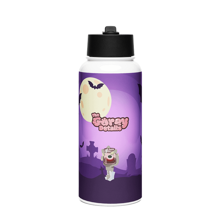 Stainless Steel Water Bottle with a Straw Lid product image (1)