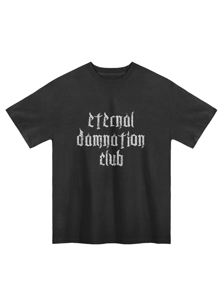 Eternal Damnation Club Faded Oversized T Shirt product image (1)