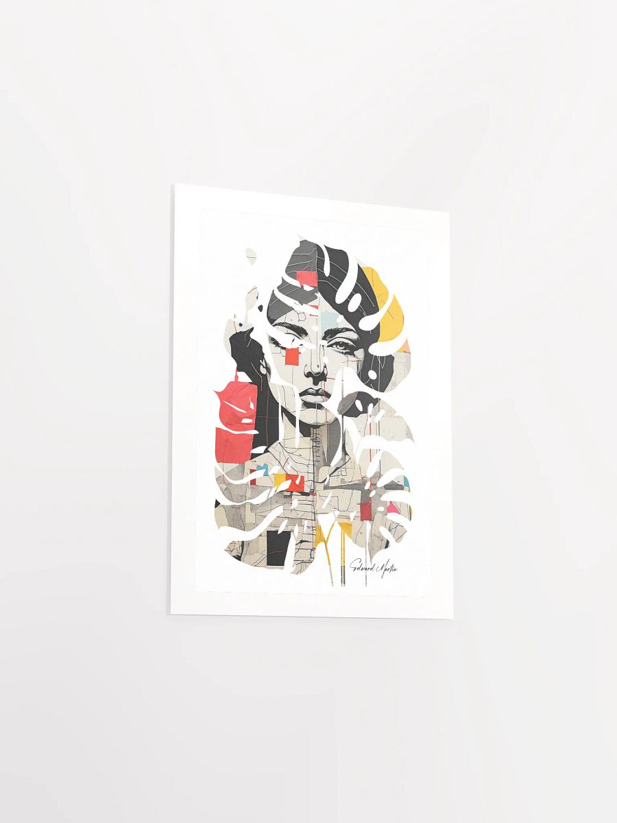 'Jacquii' by Edward Martin: Mixed Media Collage Print product image (4)
