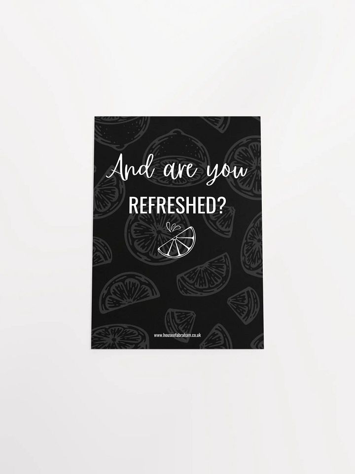 And Are You Refreshed? - Poster product image (2)