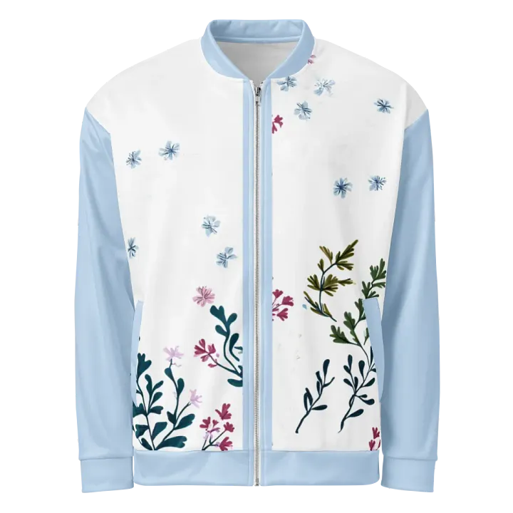 Botanical Bliss All-Over Print Bomber Jacket product image (2)