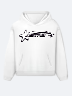Astro white pullover hoodie product image (1)