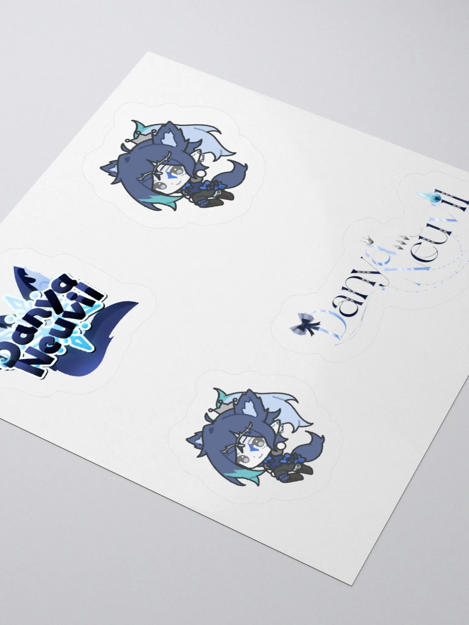 Logo and chibi stickers ! product image (3)