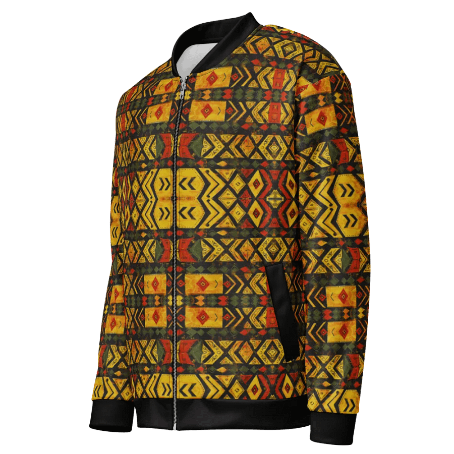 African Tribal Patterns: A Celebration of Culture, All-Over Print Bomber Jacket product image (7)