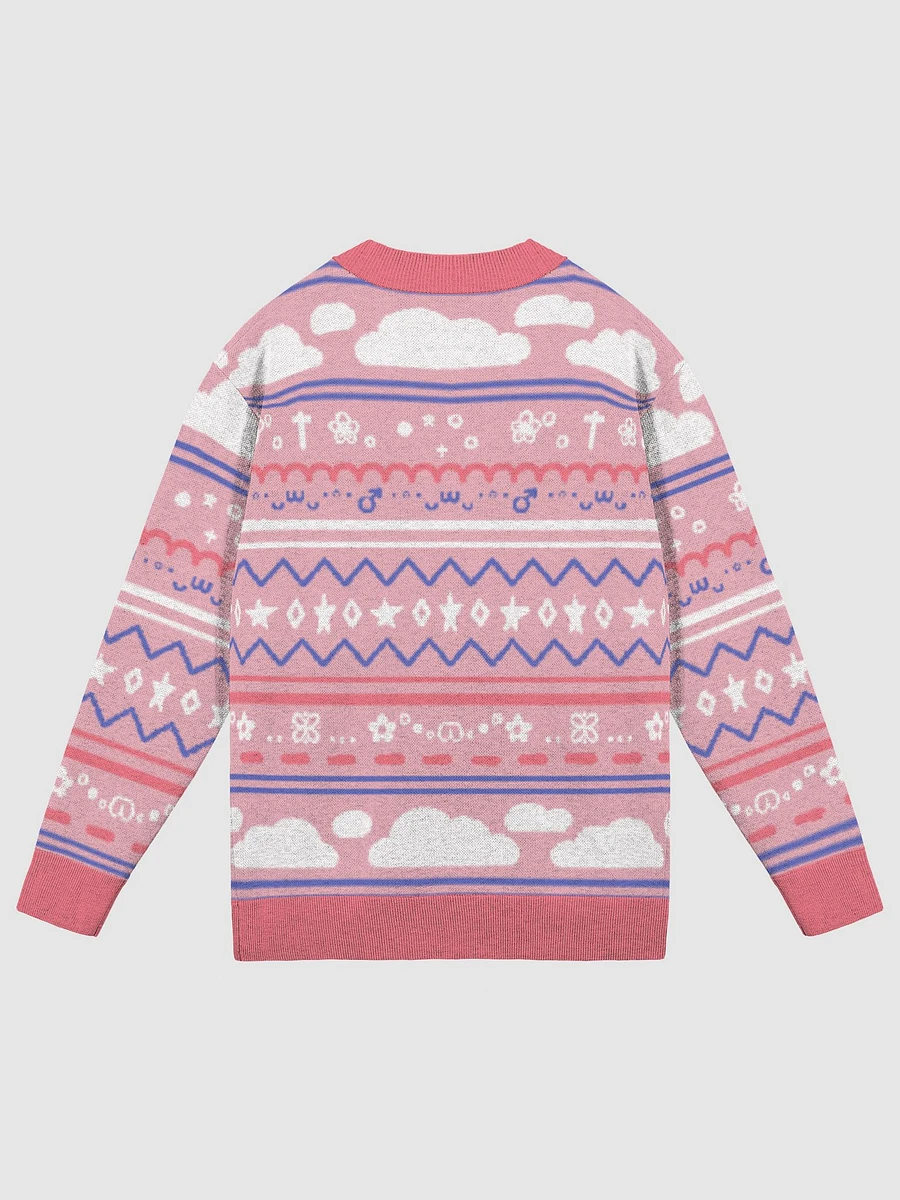 Cloudy Christmas Cardigan - Pink product image (7)