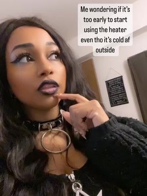When is it ok to turn it on? When??? Because Japan is playin games with me tonight lol #fyp #trending #japan #cold #goth #alt #blackgoth 